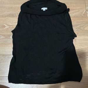 Vintage xoxo black mockneck knitted top size medium